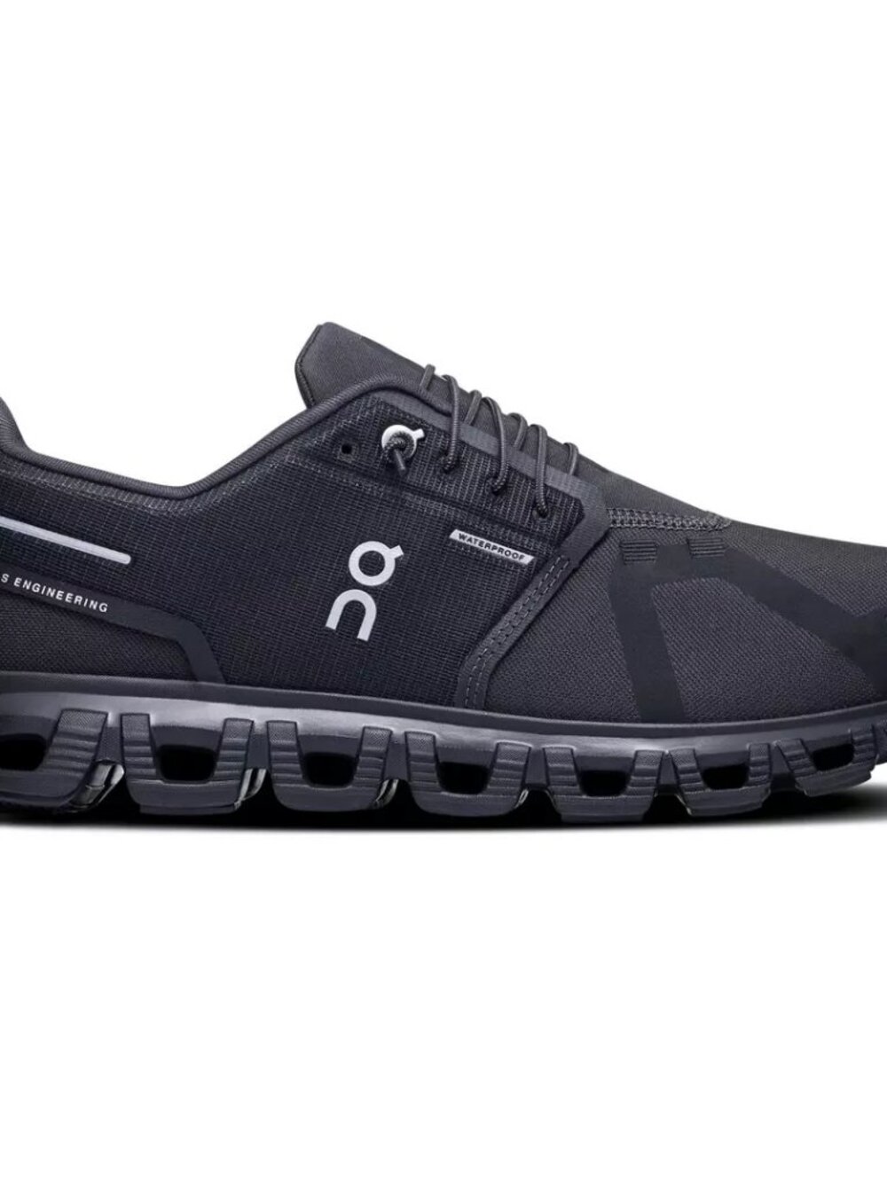 BNIB On Running Men's Cloud 6 Waterproof Running Shoe, Black, Size 12